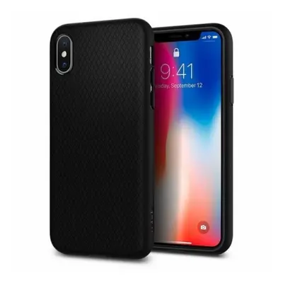 Spigen szilikon tok Liquid Air iPhone X/XS, fekete (063CS25114)