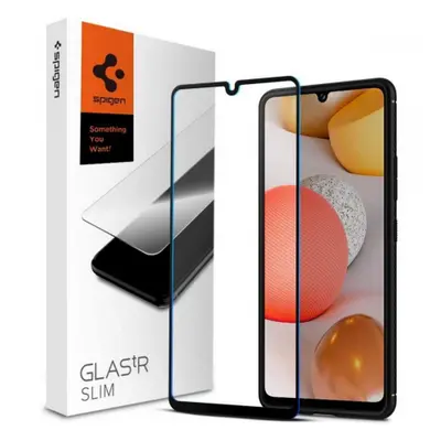 Spigen Glas.Tr Slim Full Cover üvegfólia Samsung Galaxy A42 5G, fekete (AGL02305)