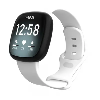 BStrap Silicone (Large) szíj Fitbit Versa 3, white (SFI013C02)