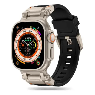 Tech-Protect Delta Pro szíj Apple Watch 42/44/45/49mm, black / titanium