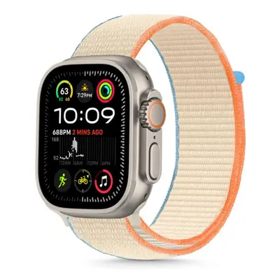 Tech-Protect Nylon szíj Apple Watch 40/41/42mm, cream