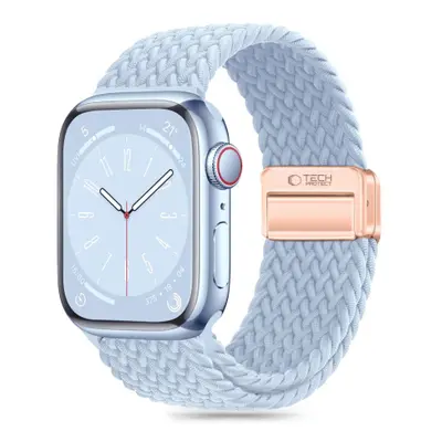 Tech-Protect Nylon Mag szíj Apple Watch 42/44/45/49mm, baby blue