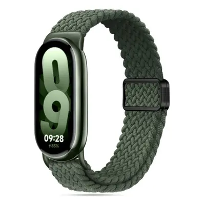 Tech-Protect Nylonmag szíj Xiaomi Smart Band 8 / 9 / NFC, hunter green