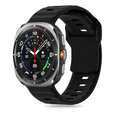 Tech-Protect Silicone Line szíj Samsung Galaxy Watch Ultra 47mm, black