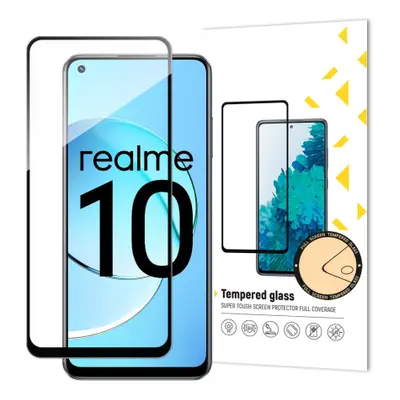 MG Full Glue üvegfólia Realme 10, fekete