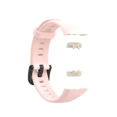 BStrap Silicone szíj Honor Band 6 / Huawei Band 6, sand pink (SHO003C04)