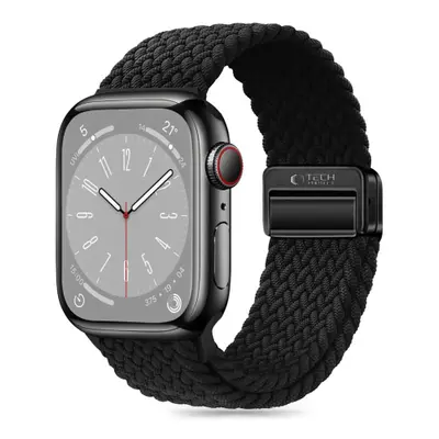 Tech-Protect Nylon Mag szíj Apple Watch 42/44/45/49mm, black