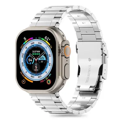 Tech-Protect Stainless szíj Apple Watch 42/44/45/49mm, silver