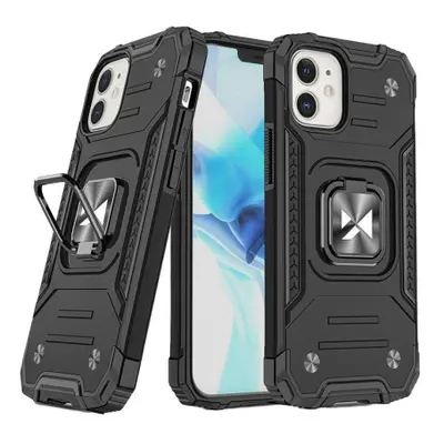 MG Ring Armor műanyag tok iPhone 14, fekete