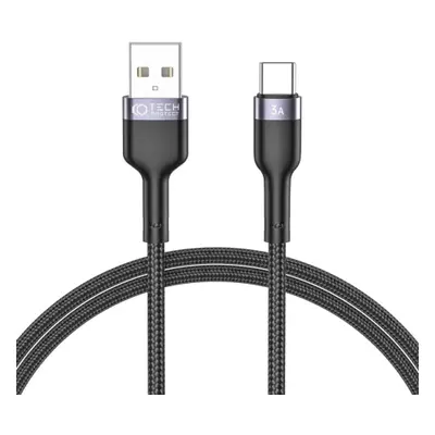 Tech-Protect Ultraboost kábel USB / USB-C 3A 1m, fekete