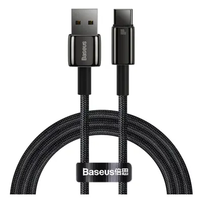 Baseus Tungsten kábel USB / USB-C 100W 1m, fekete (CAWJ000001)