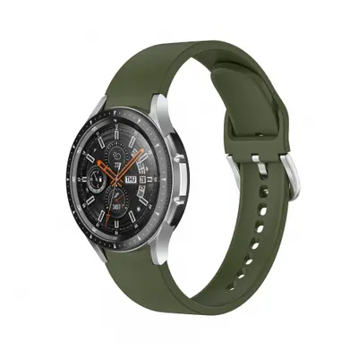 Bstrap Silicone szíj Samsung Galaxy Watch 4 / 5 / 5 Pro / 6, olive green (SSG017C09)