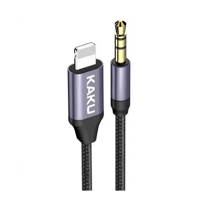 KAKU KSC-427 audio kábel Lightning / 3.5mm jack 1m, fekete