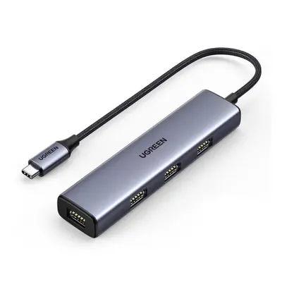 Ugreen CM473 HUB adapter USB-C / 4x USB 3.2, ezüst (CM473 20841)