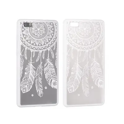 MG Lace Pattern 3 műanyag tok Samsung Galaxy J7 2017, fehér