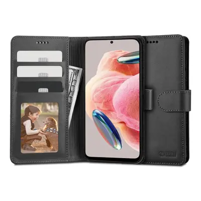 Tech-Protect Wallet könyv tok Xiaomi Redmi Note 12 4G, fekete