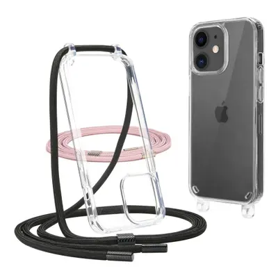 Tech-Protect FlexAir Chain tok iPhone 11, fekete/rózsaszín