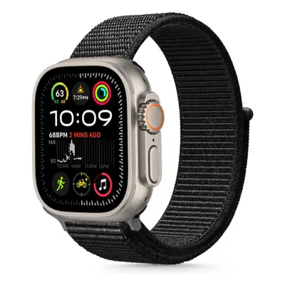 Tech-Protect Nylon szíj Apple Watch 44/45/46/49mm, black