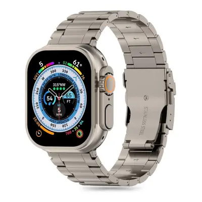 Tech-Protect Stainless szíj Apple Watch 42/44/45/49mm, titanium