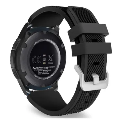 BStrap Silicone Sport szíj Xiaomi Watch S1 Active, black (SSG006C0212)