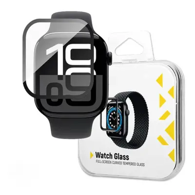 MG Watch Full Glue 2x üvegfólia Apple Watch 10 42mm, fekete