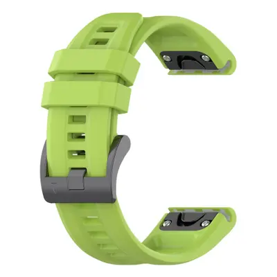 BStrap Silicone Carson szíj Garmin Fenix 5 / 6 / 6 Pro / 7 / 8 / E 47mm, fruit green