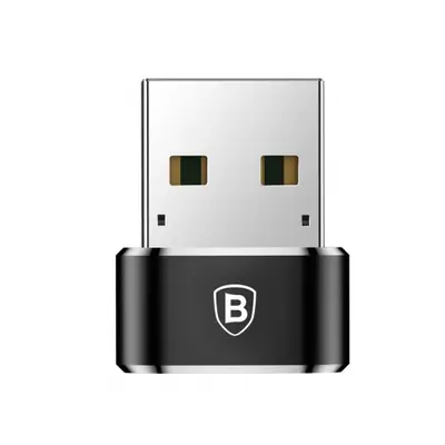 Baseus adapter USB Type-C / USB, fekete (CAAOTG-01)