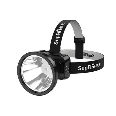 Superfire HL51 LED fejlámpa USB 160lm, fekete (HL51)