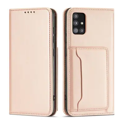 MG Magnet Card bőr könyvtok Xiaomi Redmi Note 11 Pro 4G/5G, rózsaszín