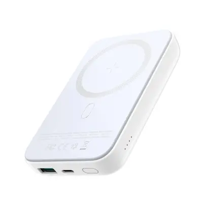 Joyroom JR-W020 MagSafe Power Bank 10000mAh 20W PD QC, fehér (JR-W020 white)