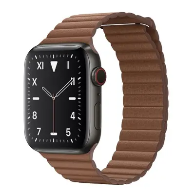 BStrap Leather Loop szíj Apple Watch 38/40/41mm, Brown (SAP010C06)