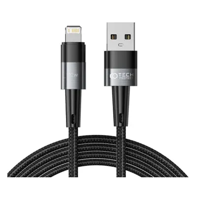 Tech-Protect Ultraboost kábel USB / Lightning 12W 2.4A 2m, szürke