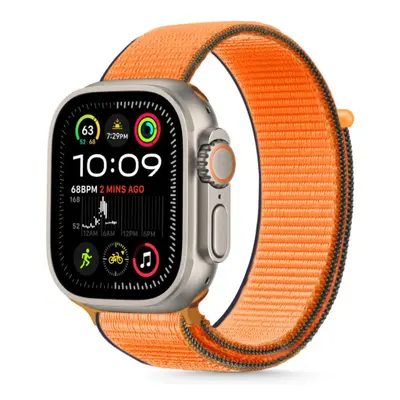 Tech-Protect Nylon szíj Apple Watch 44/45/46/49mm, kumquat