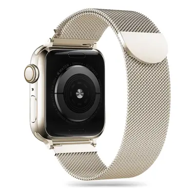 Tech-Protect Milanese szíj Apple Watch 42/44/45/49mm, starlight