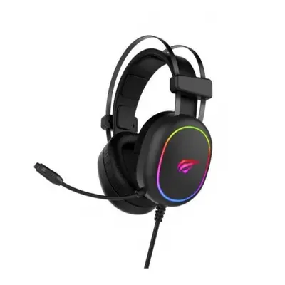 Havit Gamenote H2016d RGB gamer fejhallgató USB + 3.5mm, fekete (H2016d)