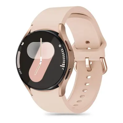 Tech-Protect Silicone szíj Samsung Galaxy Watch 4 / 5 / 5 Pro / 6 / 7 / FE, caffee latte