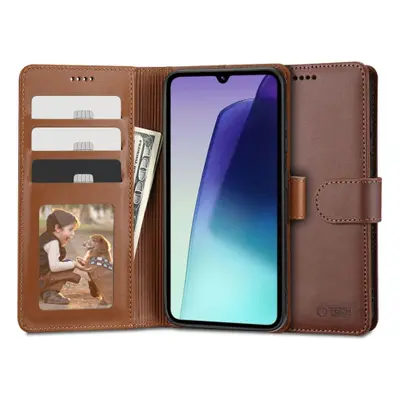 Tech-Protect Wallet könyv tok Xiaomi Redmi 14C / Poco C75, barna