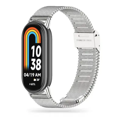 Tech-Protect Milanese szíj Xiaomi Smart Band 8 / 9, silver