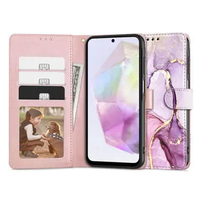 Tech-Protect Wallet könyv tok Samsung Galaxy A35 5G, marble