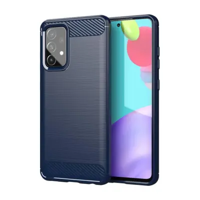 MG Carbon Case Flexible szilikon tok Samsung Galaxy A72 4G, kék