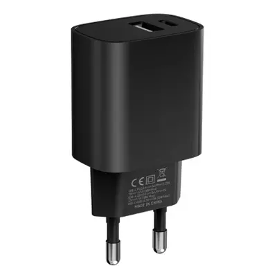 MG WGWCB hálózati töltő USB / USB-C 20W, fekete