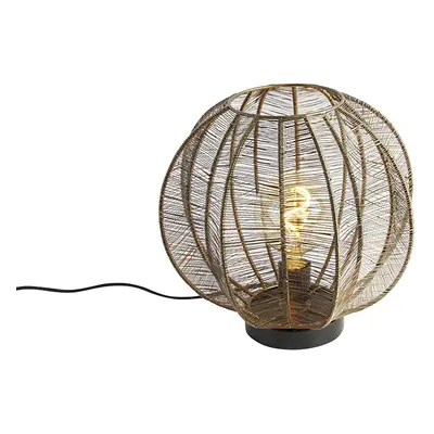 Ipari asztali lámpa bronz, feketével - Dong