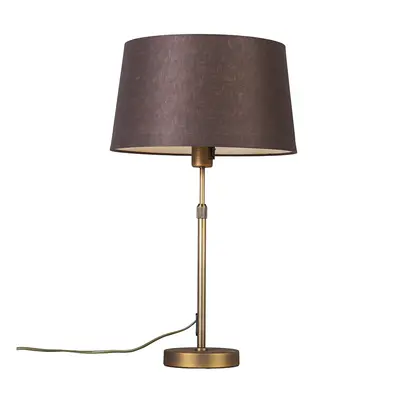 Asztali lámpa bronz árnyalatbarnával, 35 cm állítható - Parte