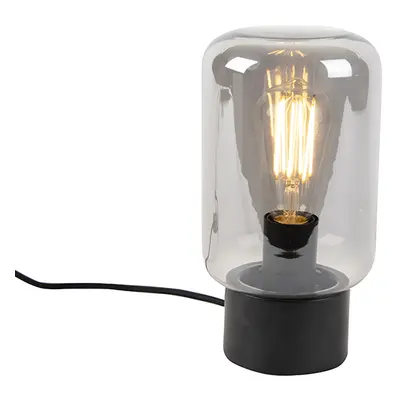 Design asztali lámpa fekete füstüveggel - Bliss Cute