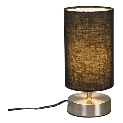 Modern asztali lámpa fekete acélból - Milo 2