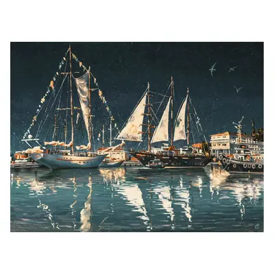 Vászon kép, 60X80 cm, hajók - VOILIERS - Butopêa