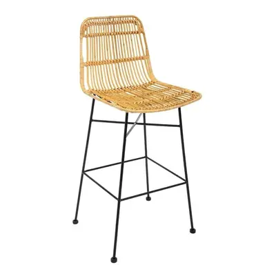 Rattan bárszék, 71 cm, natúr - CAMELEON - Butopêa