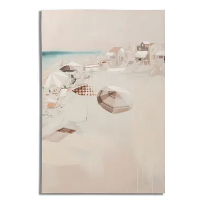 Vászon falikép 80x120 cm, tengerpart, kék - PLAGE - Butopêa