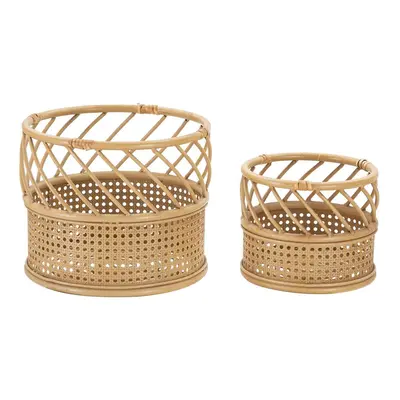 Rattan virágtartó kosár, 2 db - SUMATRA - Butopêa