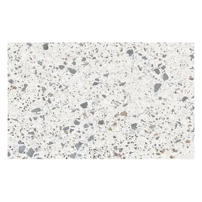 Terrazzo mintás tapéta, 400x250 cm, szürke - kék - BLEUETTE - Butopêa